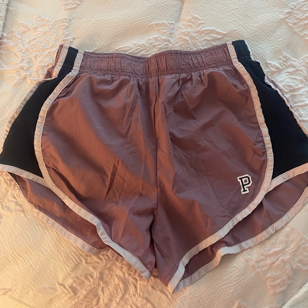 Victoria’s Secret mauve running shorts with liner